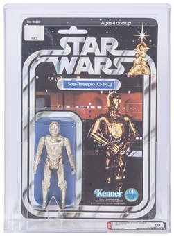 1978 Kenner Star Wars 12 Back-A C-3PO - AFA EX+ 70